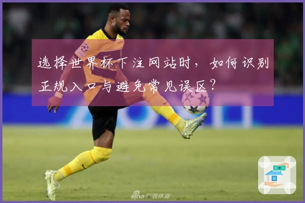 选择世界杯下注网站时,如何识别正规入口与避免常见误区?