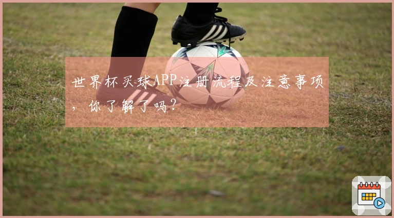 世界杯买球APP注册流程及注意事项，你了解了吗？