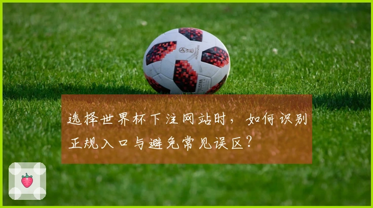 选择世界杯下注网站时，如何识别正规入口与避免常见误区？
